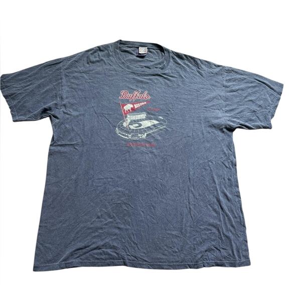 Vintage Buffalo Bisons War Memorial Stadium Tee Ebbets Field Flannels XL casual - Picture 1 of 5